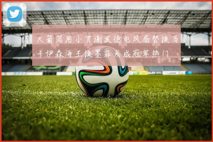 火箭若用小贾谢泼德电风扇替换马卡伊森海王换墨菲或成冠军热门